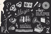 Retro Music Illustrations & Decor, a Decorative Illustration by Adiemus (Thumbnail 3 of 6)