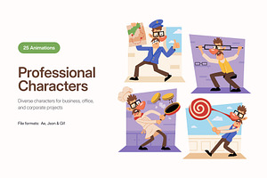 25Animated Professional Illustration