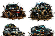 Off Road Adventure Mudding PNG Set, a Sport Illustration by DoubleTwists (Thumbnail 2 of 5)