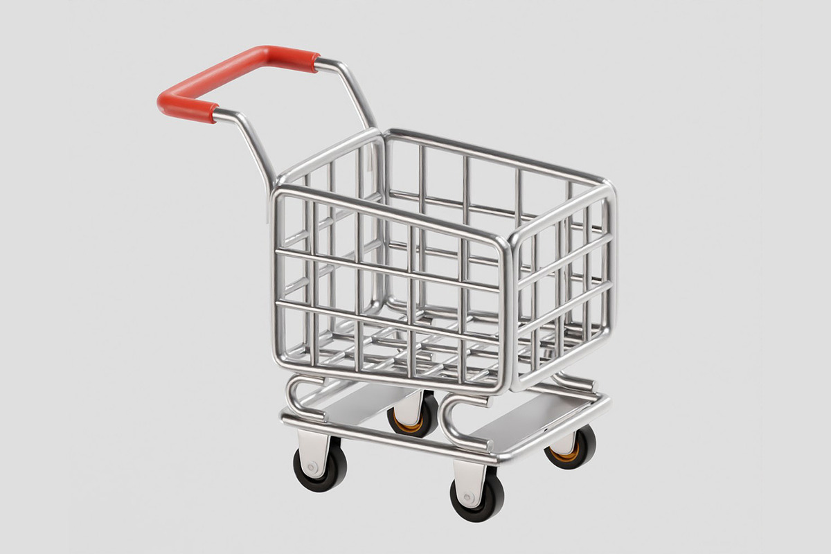 Shopping Cart, an Object 3D Model by fahad121 (Photo 4 of 8)