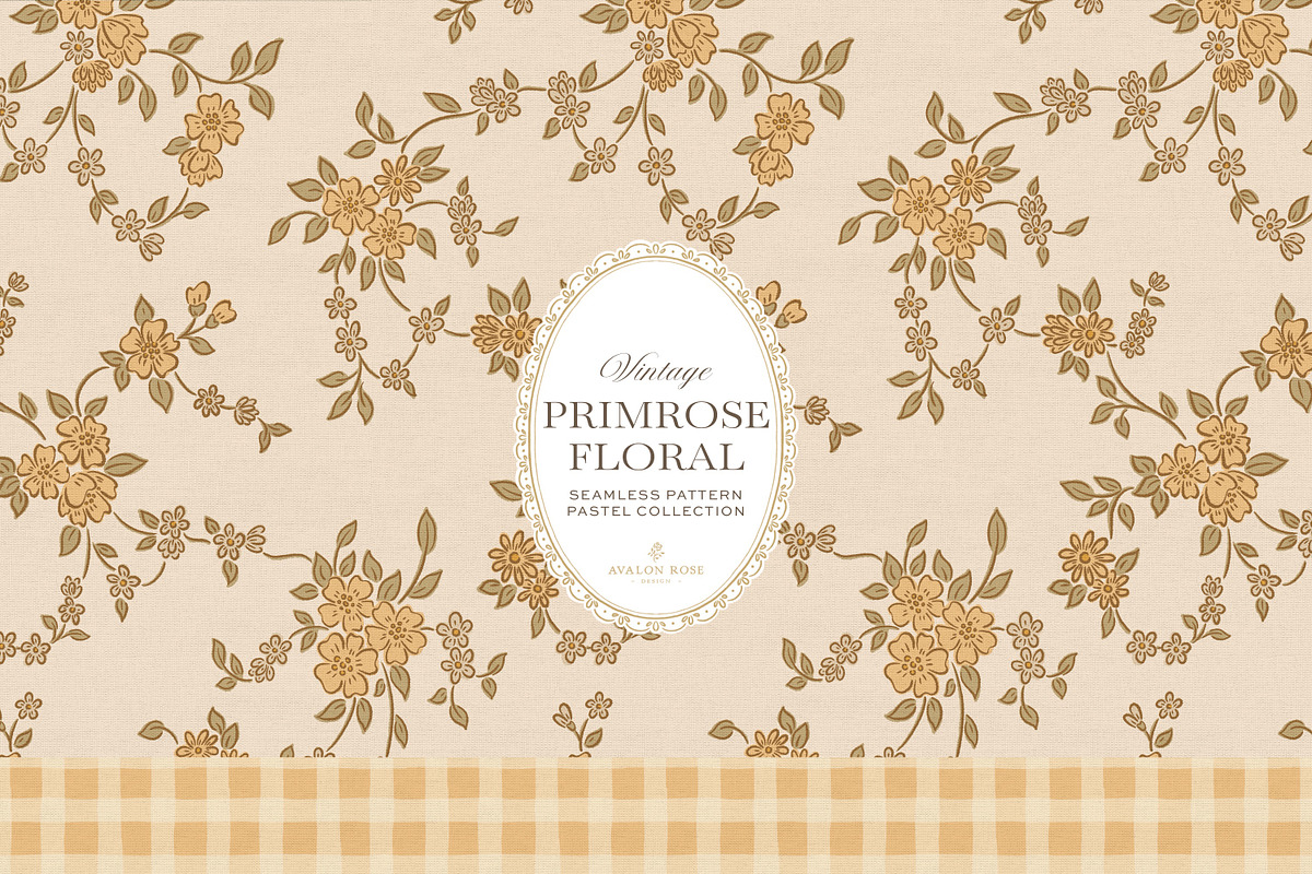 Vintage Ditsy Floral Pastel Patterns, a Pattern Graphic by Eclectic Anthology (Photo 2 of 13)