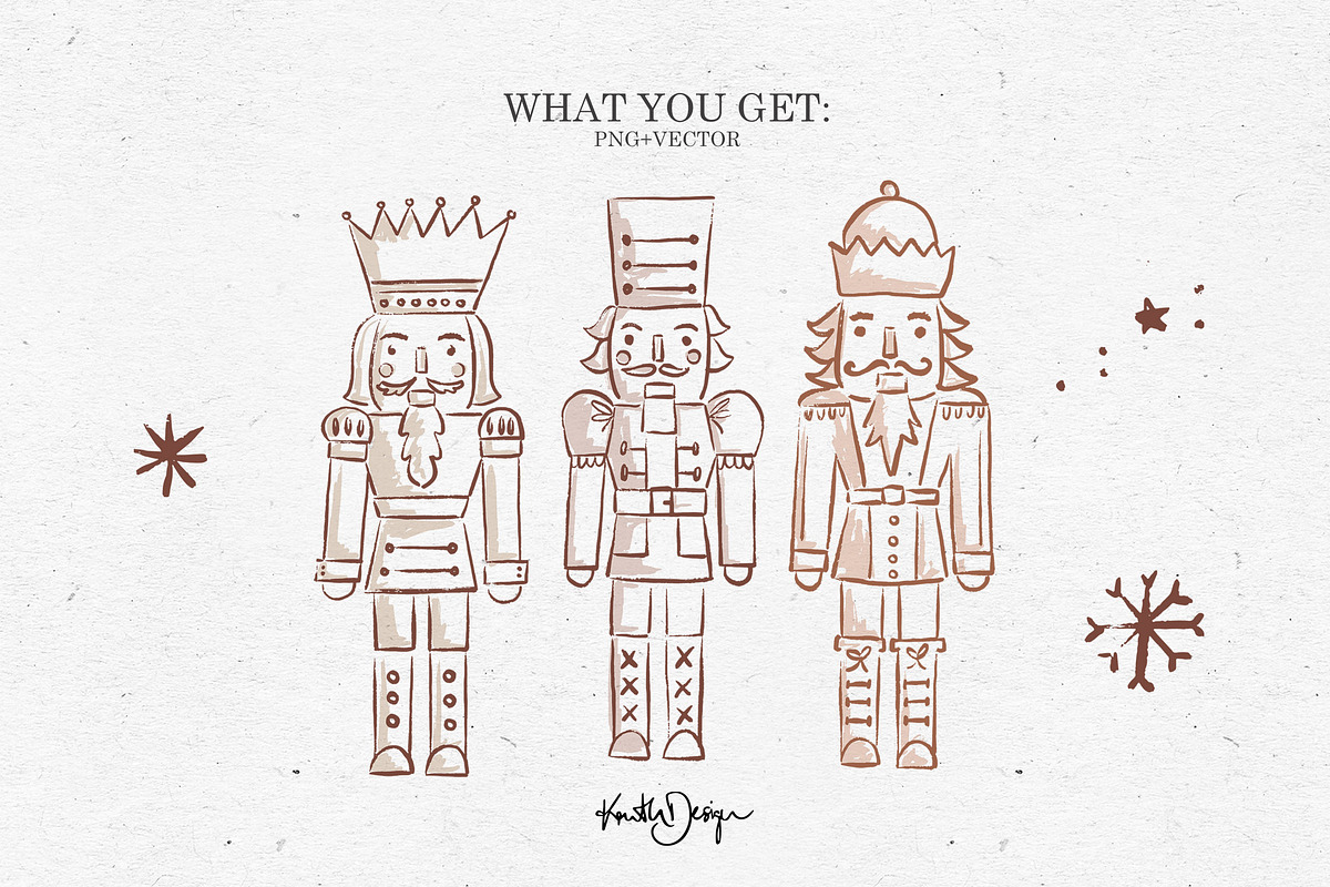 NUTCRACKER ILLUSTRATION/ vector+png, an Illustration by KruthDesign (Photo 3 of 6)