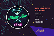 80's Stickers - christmas|newyear, a Branding & Logo Template by Sonnyfive (Thumbnail 7 of 10)