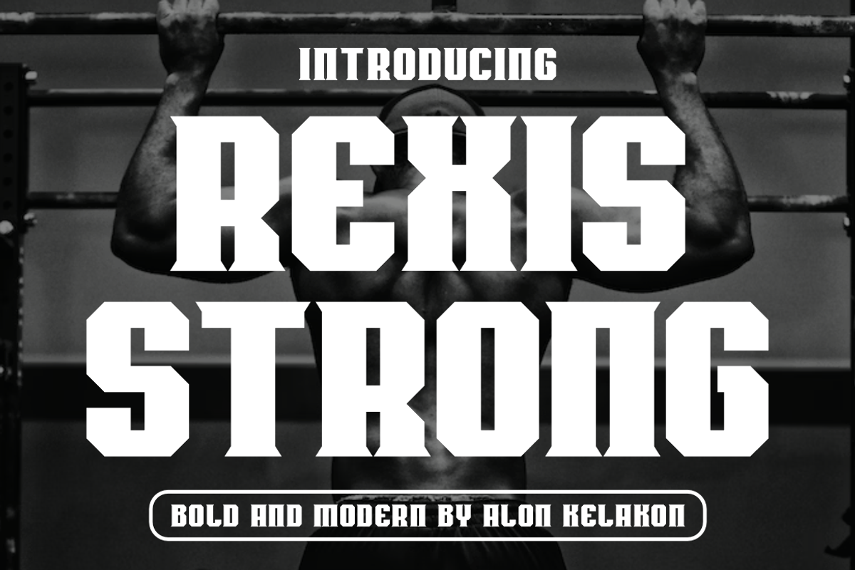Rexis Strong, a Serif Font by alon kelakon (Photo 1 of 6)