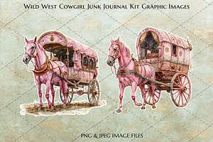 Wild West Cowgirl Junk Journal Kit