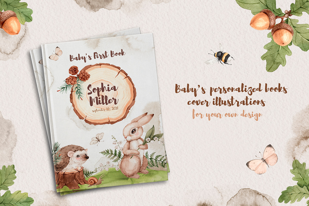 Watercolor Forest Animals set, an Animal Illustration by Alamella (Photo 6 of 12)