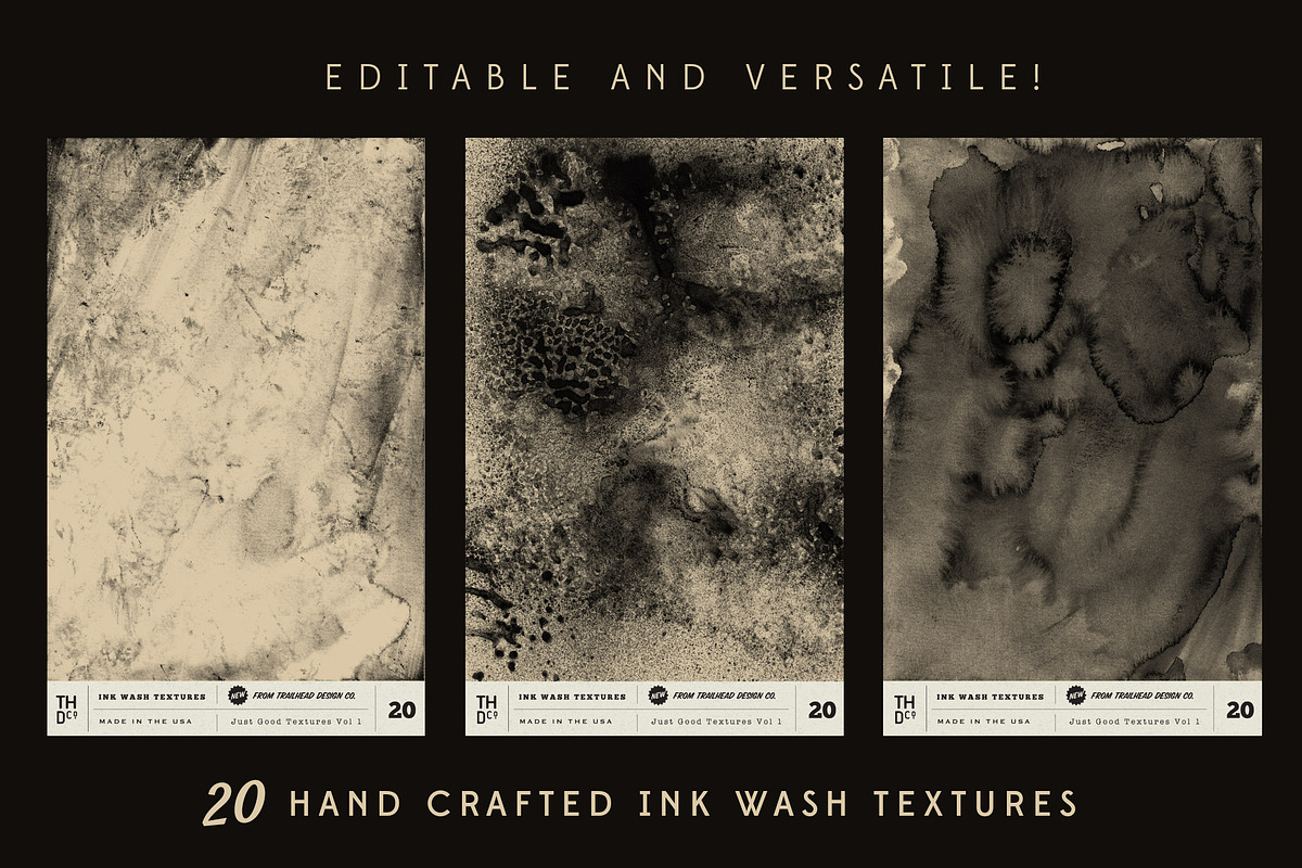 Just Good Textures - Ink Washes preview 3