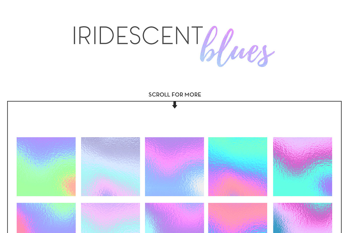 Iridescence - light & blues styles preview 3