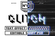 Photoshop Glitch text effects Vol.2 preview 4
