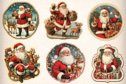 Christmas Santa Potion Label Clipart, an Illustration by CreationArt (Thumbnail 4 of 5)