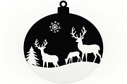 15 Christmas Laser Cut Ornament Bund, a Graphic by hafijul (Thumbnail 6 of 13)