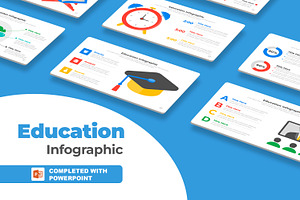 Education Infographic, a Presentation Template by Mighty-Slide