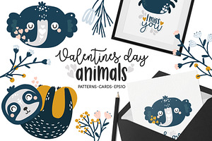 Valentine's Day - Animals Clipart
