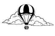 Hot Air Balloon Sky Bundle, an Illustration by yasushie (Thumbnail 14 of 31)