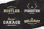 Ranmor - Vintage Slab, a Slab Serif Font by Arterfak Project (Thumbnail 8 of 13)