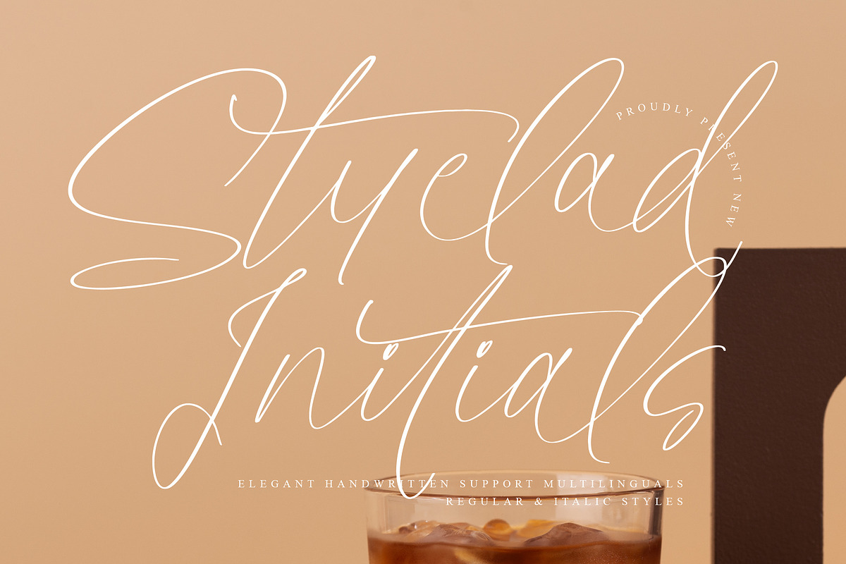 Styelad Initials, a Handwritten Font by operatype.co (Photo 1 of 15)