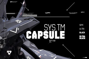 Capsule, a Sans Serif Font by Hydro74