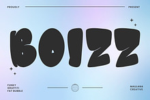 Boizz Graffiti Bubble Display Font