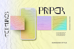 Sunny Gradient Paper Texture