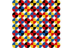 Bauhaus Style Geometric Seamless