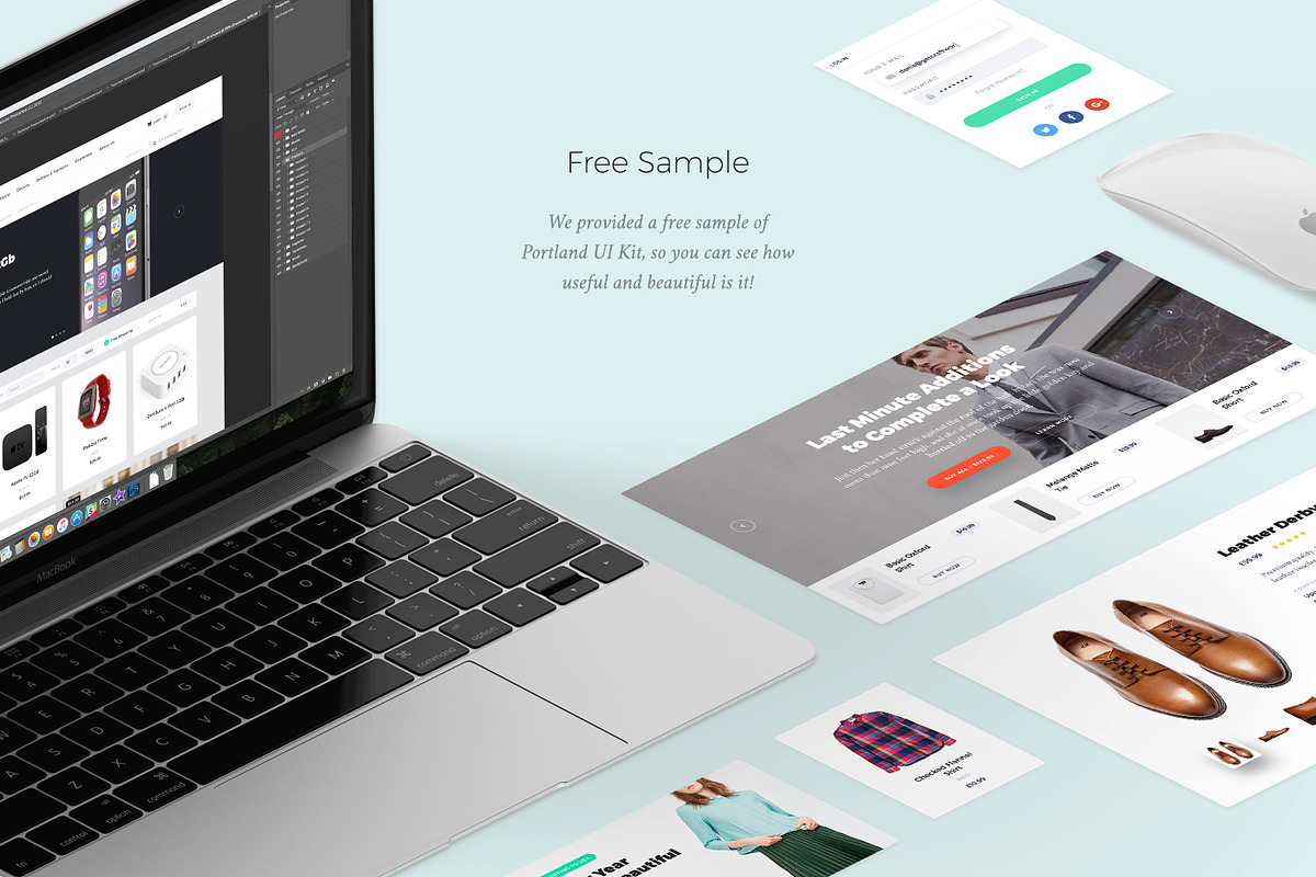 Portland UI Kit, an UI Kit Template by Craftwork (Photo 11 of 11)