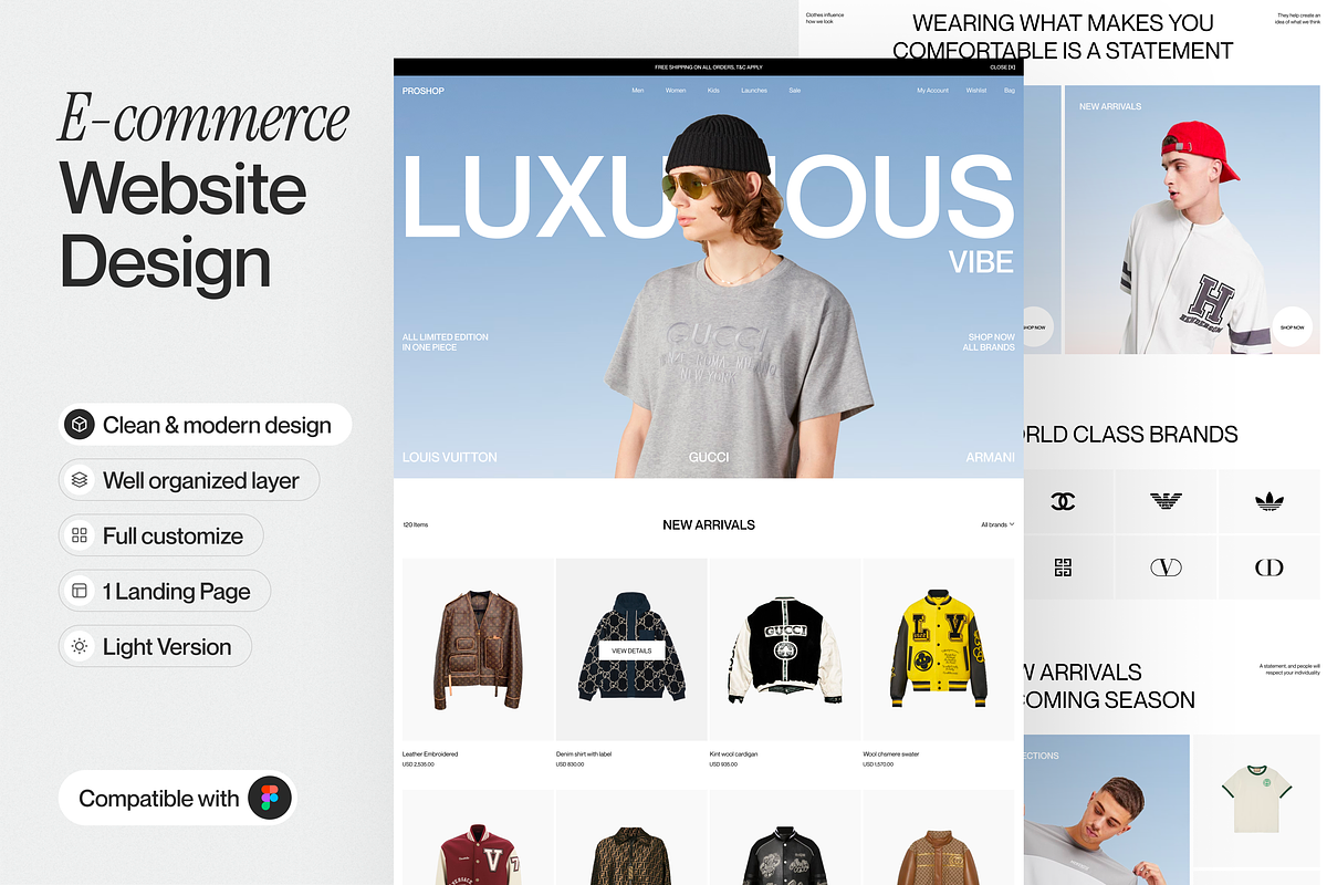 E-commerce Landing Page, a Websites & App Template by sajon.co (Photo 2 of 2)