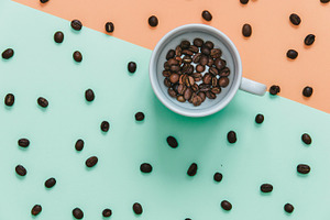 cup of coffee beans
