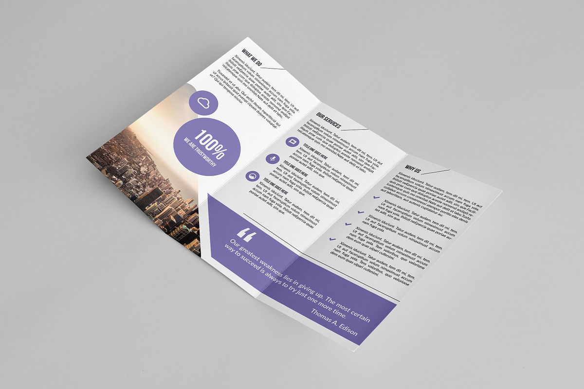 Trifold Brochure Template, a Brochure Template by assaiv (Photo 2 of 9)