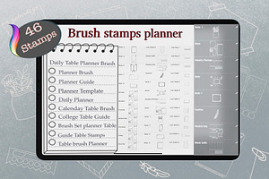 Brush DIY Digital Planner Procreate