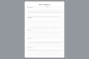 Generic Notes Planning Pages Planner, a Stationery Template by shahsoft (Thumbnail 2 of 4)