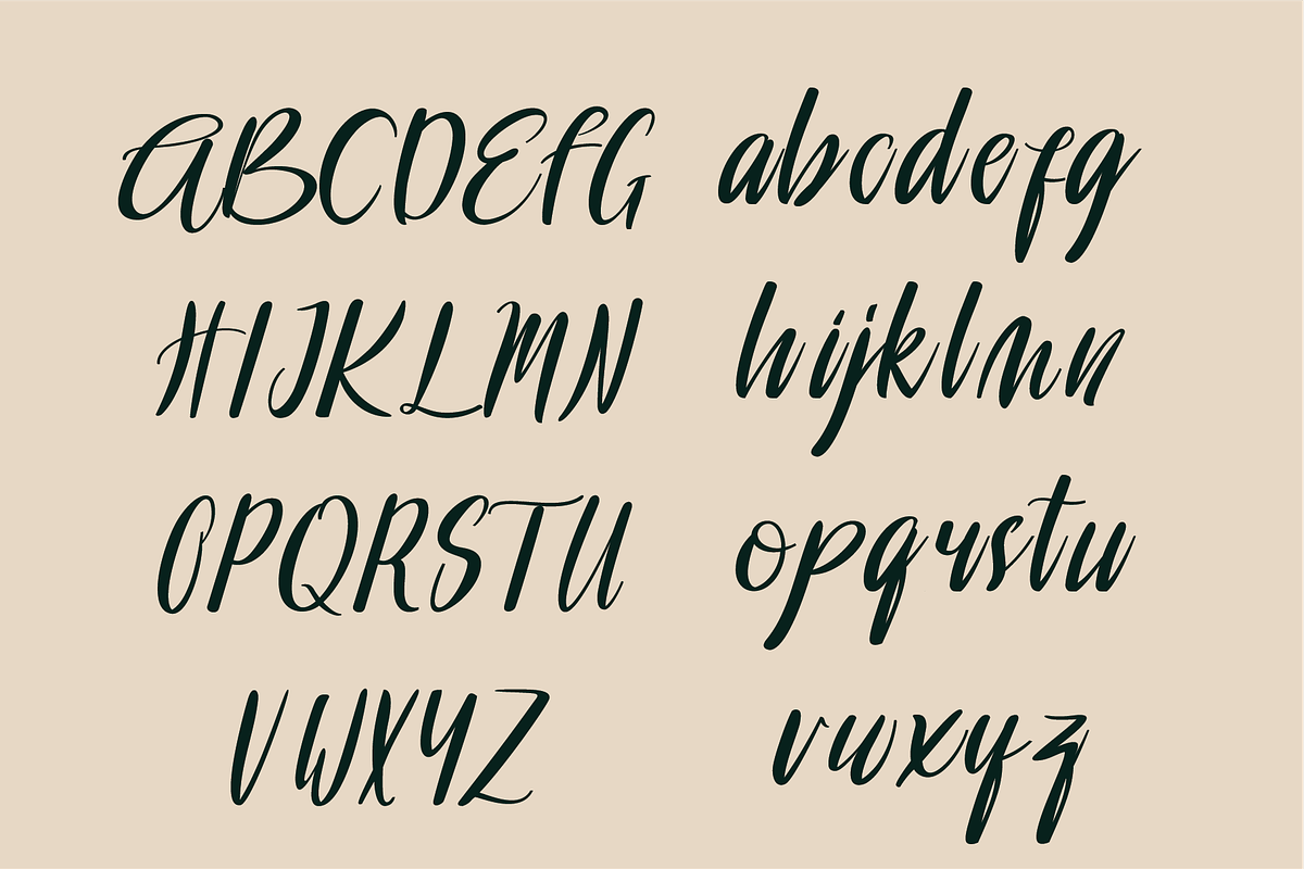 Hamiston a Script Font, a Script Font by Berdansabersama (Photo 2 of 9)