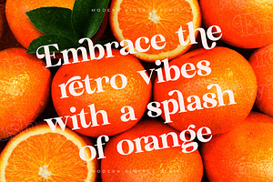 Florista Mango Modern Vintage Serif