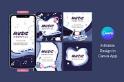 Music Festival Template, a Social Media Template by ryelart.design (Thumbnail 1 of 4)