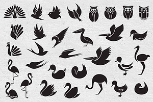 Logo Animals, Birds And Insects.