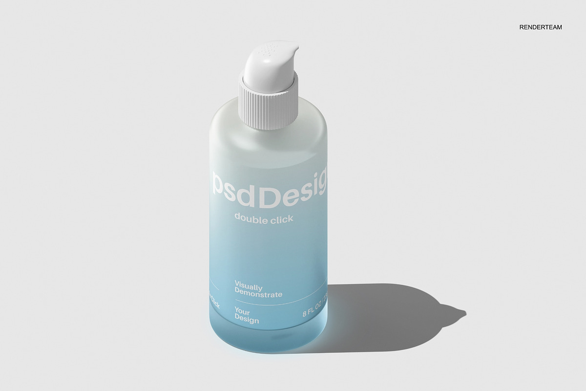 Cosmetic Bottle Mockup Set, a Packaging Mockup by Renderteam (Photo 3 of 14)