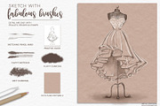 Drawing & Sketching Toolkit, a Brush Add-On by Pretty Little Lines (Thumbnail 5 of 19)