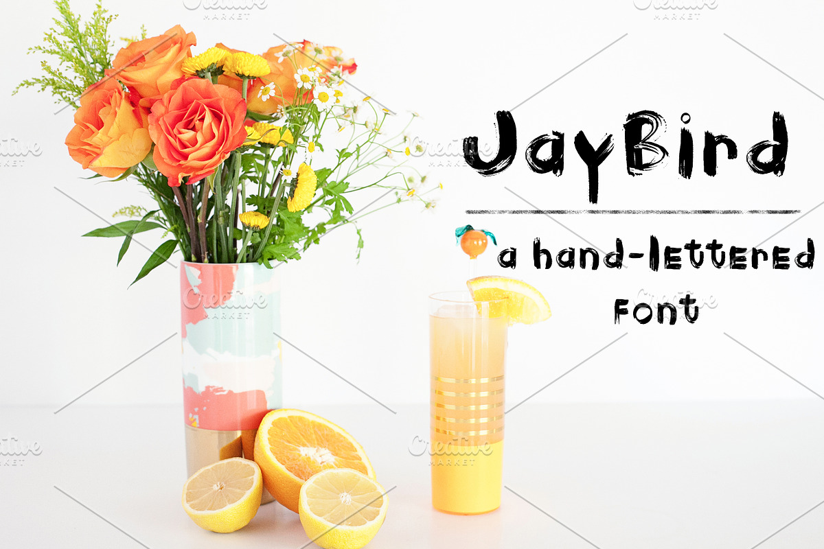 JAYBIRD Hand Lettered Font