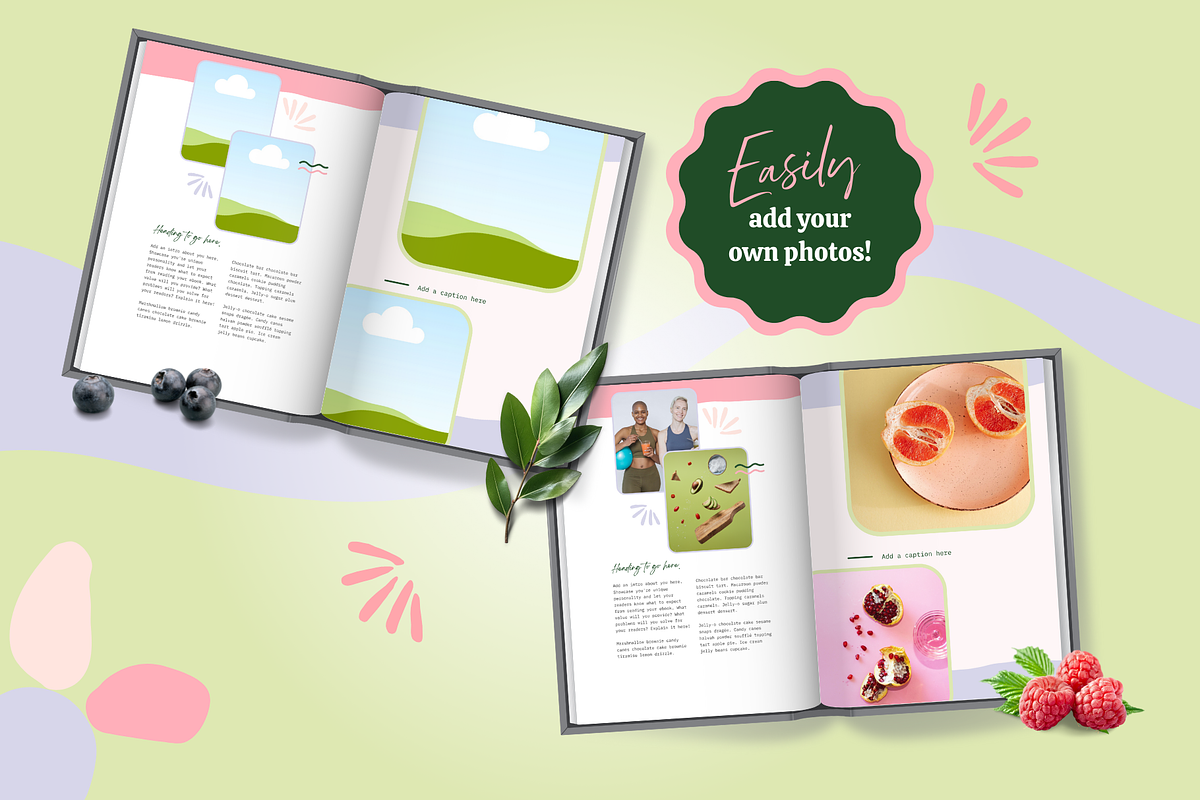 Canva Ebook Template - Health Coach, a Marketing Template by Kurly Creative (Photo 4 of 11)