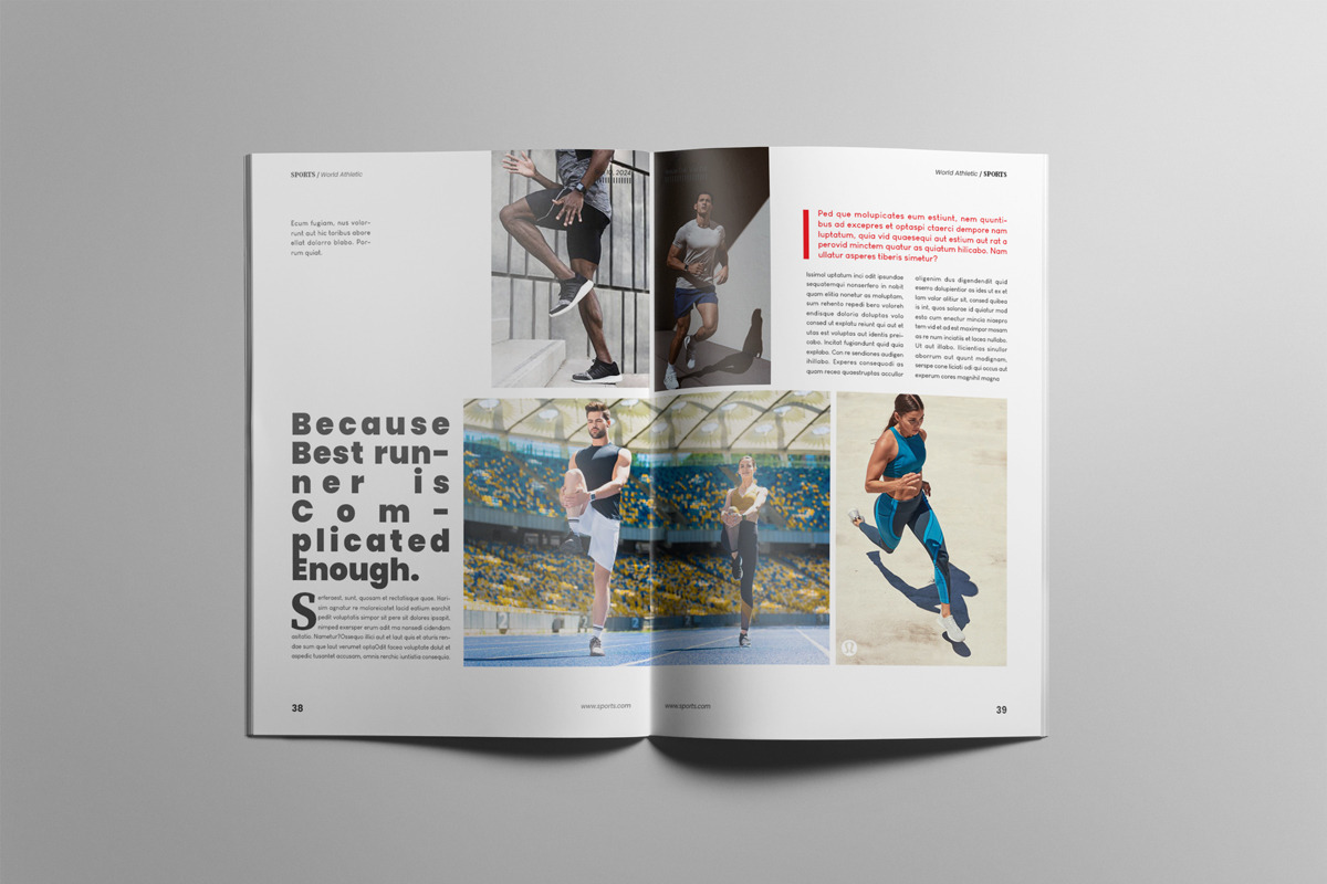 The Best Sports Magazine, a Magazine Template by Swayang (Photo 21 of 23)