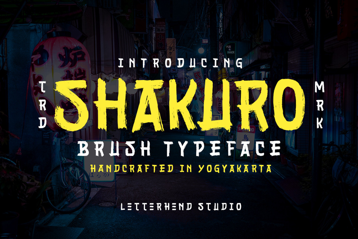 Shakuro - Brush Typeface