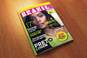 BRAZIL Magazine Cover, a Magazine Template by Minimalist Studio (Thumbnail 2 of 2)