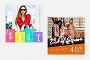 8 WINTER FASHION INSTAGRAM BANNERS, a Social Media Template by Vijeshri (Thumbnail 4 of 5)