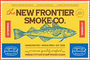 Frontier Smoke Typography Slab Serif, a Slab Serif Font by timelesstype.co (Thumbnail 1 of 10)