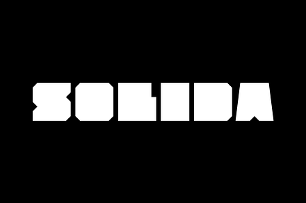 Solida Font Family, a Font by Graviton Font Foundry