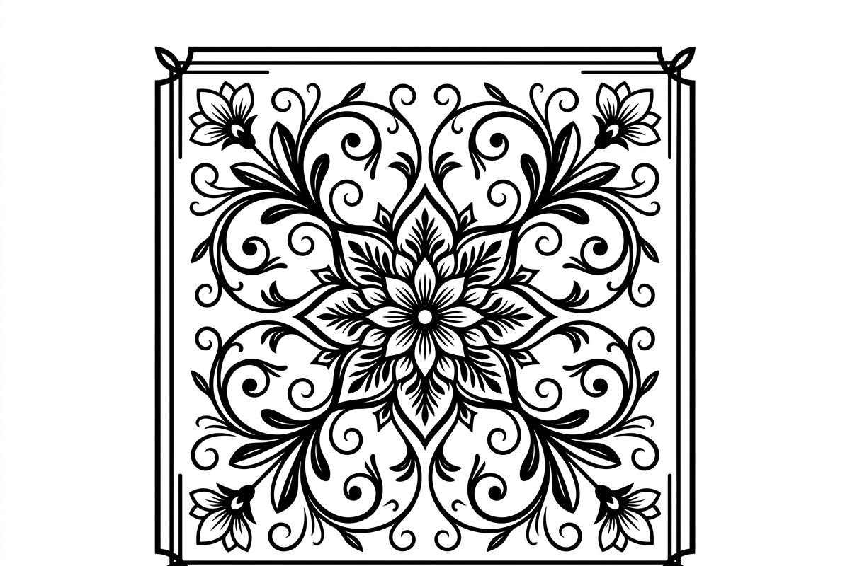 50 Elegant Floral Ornament Bundle, a Decorative Illustration by Amazin_art (Photo 12 of 42)