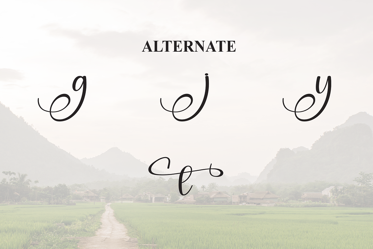 Country | Script Font, a Handwritten Font by Scratchones (Photo 8 of 9)