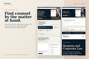 Morgan Vale Legal WordPress Theme, a WordPress Template by Fixstable Studio (Thumbnail 4 of 17)