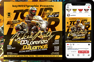 Night Club Flyer, a Flyer Template by regalDRAW