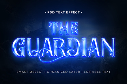 The Guardian Text Effect, a Brushes & More by Asofa Studio