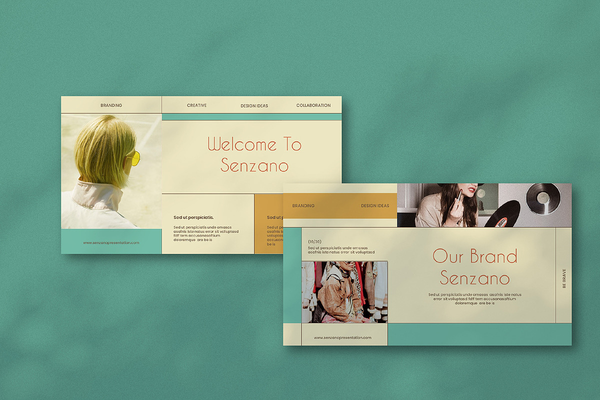 Senzano Fashion Powerpoint Template, a Templates & Theme by nyilstudio (Photo 5 of 7)